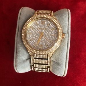 Michael Kors diamond pave watch